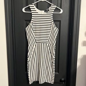 Medium black.white razorback dress. Fab’rik brand. Worn twice